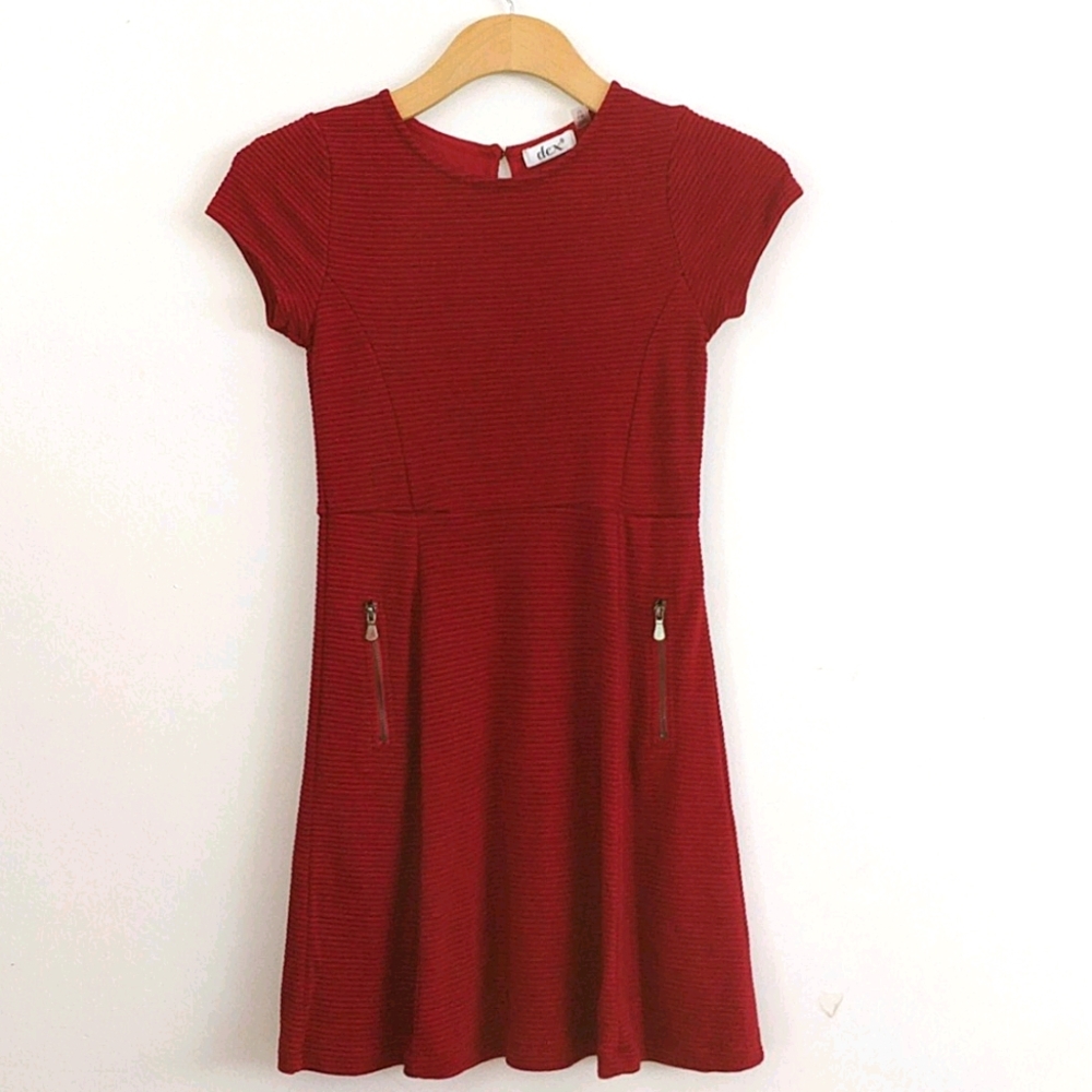 Dex dress with zip pockets